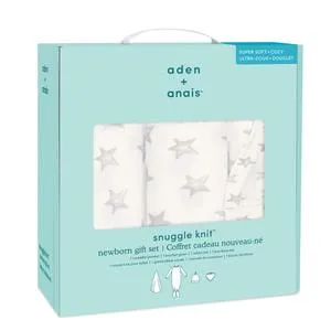 Aden Anais Snuggle Knit Newborn Swaddle Gift Set