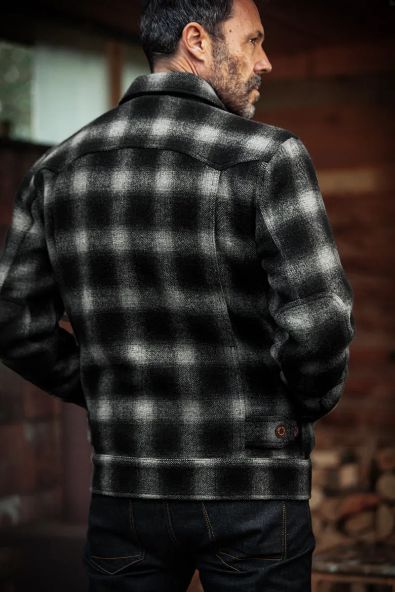 &SONS Cab Coat Grey Check