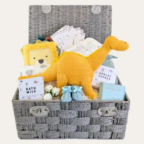 Baby Hamper Gift Organic Dinosaur & Little Luxuries