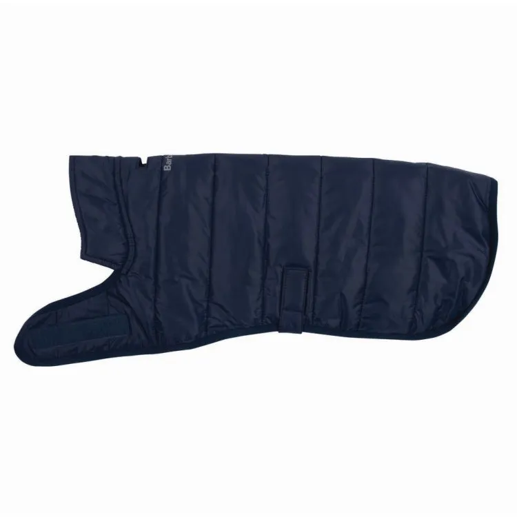 Barbour Baffle Quilt Dog Coat - Navy