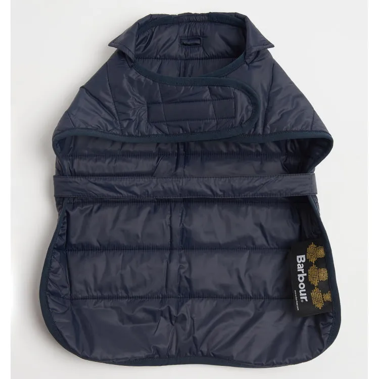 Barbour Baffle Quilt Dog Coat - Navy