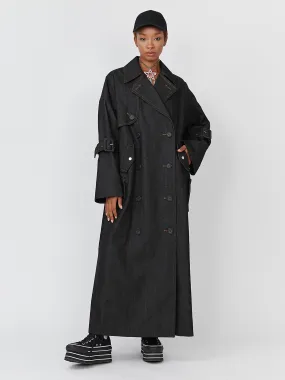 Black Denim Coat