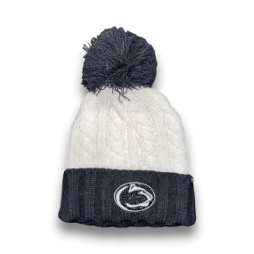 Blingy Nittany Lions '47 Women's Fireside Cuffed Knit Hat with Pom