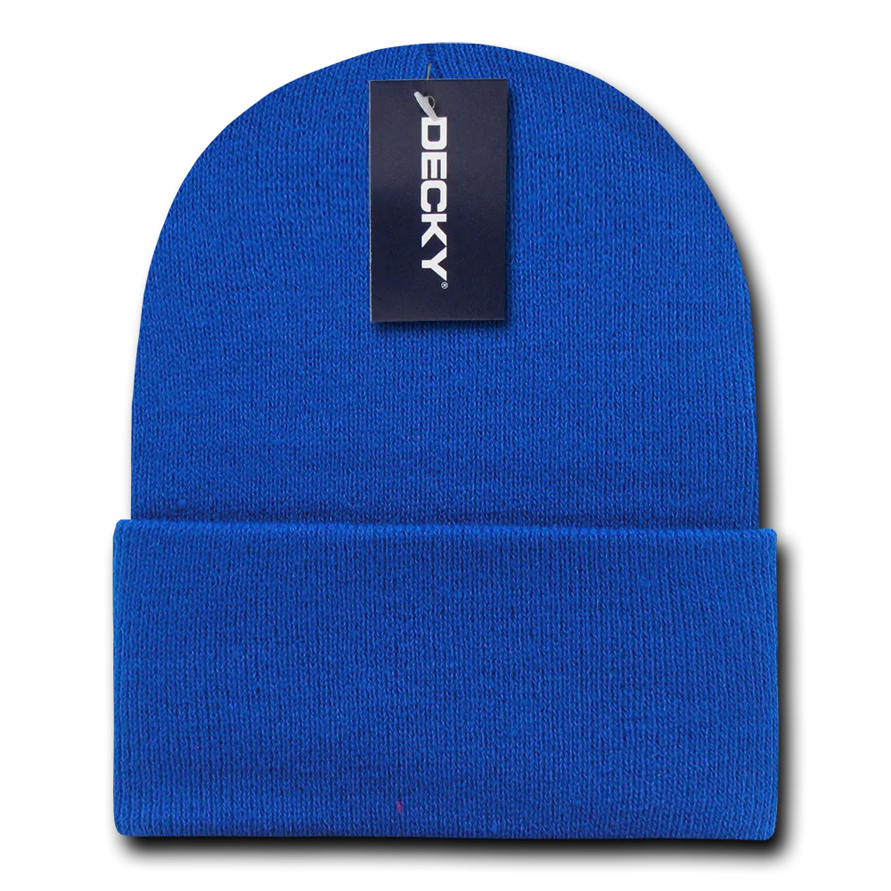 Decky 613 - Acrylic Long Beanie, Knit Cap - CASE Pricing