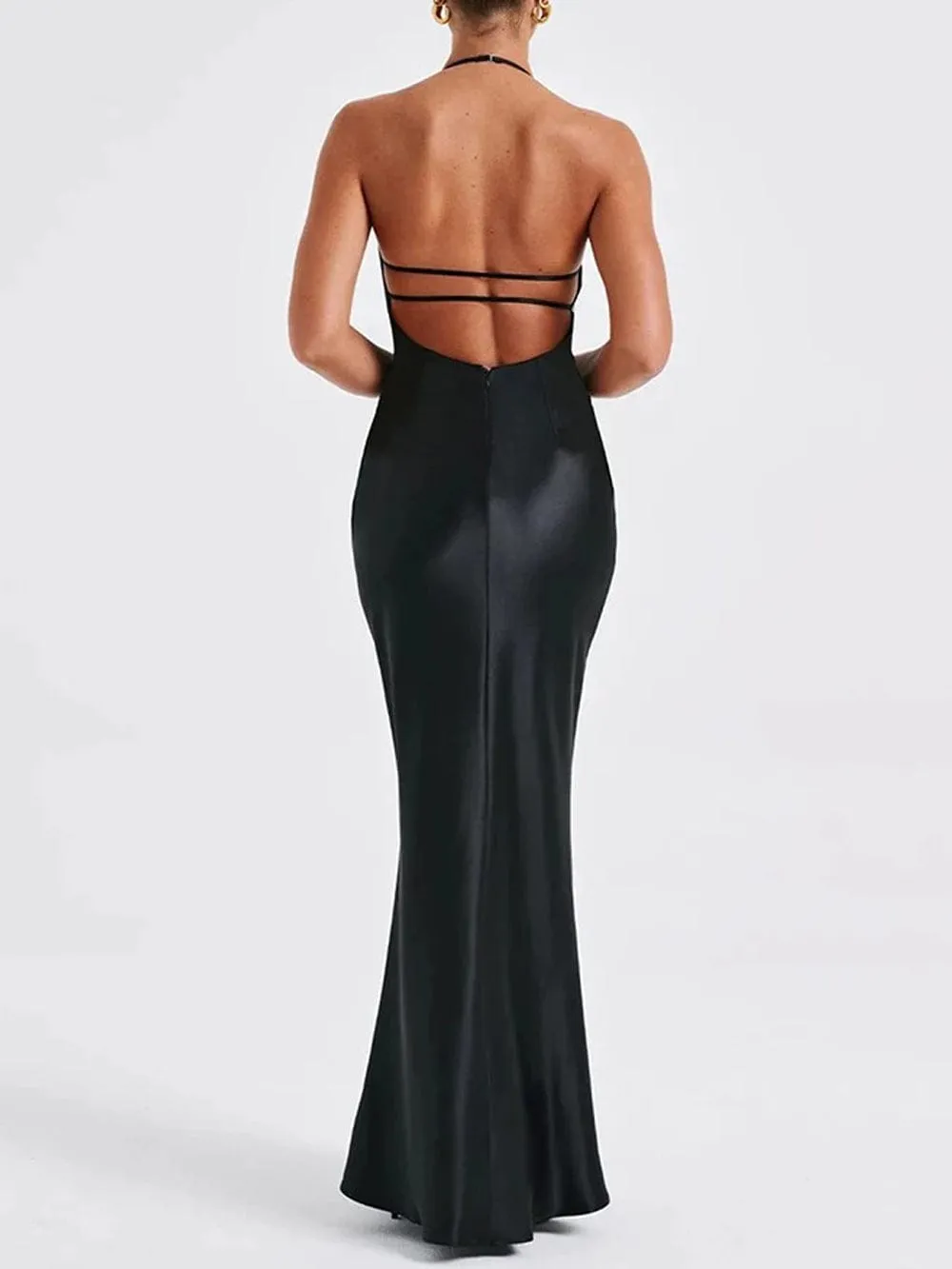 Elizabeth Bodycon Backless Maxi Dress