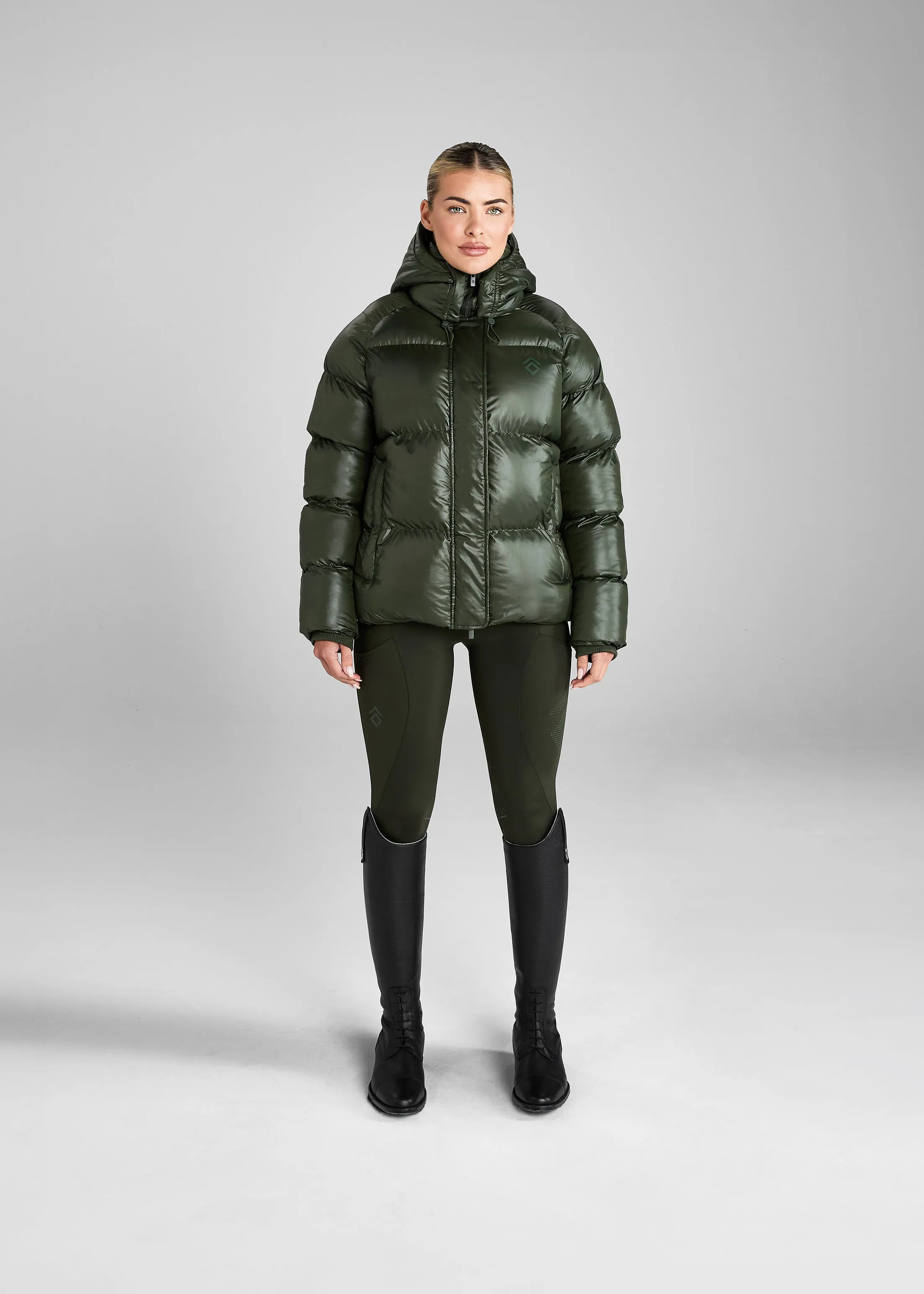 Forest Heavy Quilted Puffer