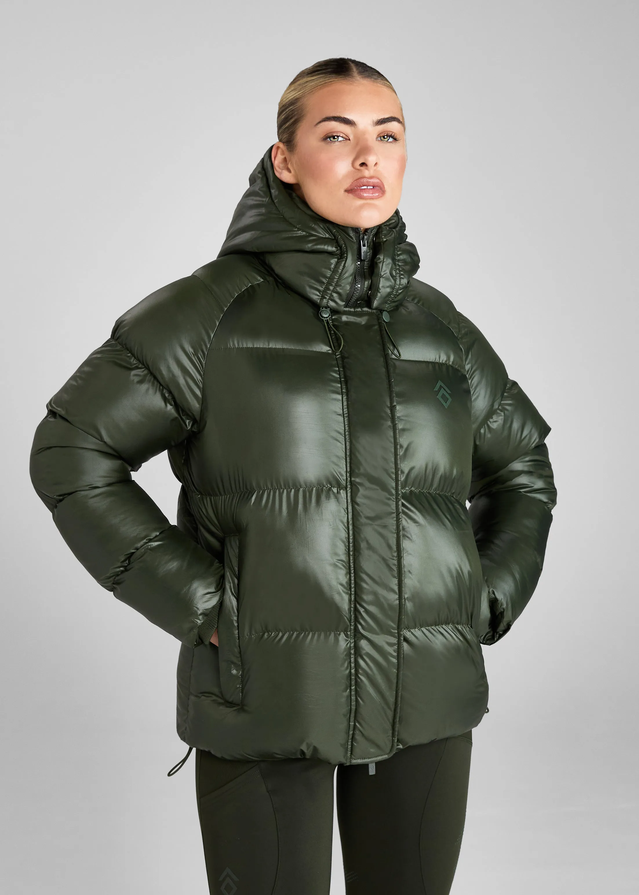 Forest Heavy Quilted Puffer