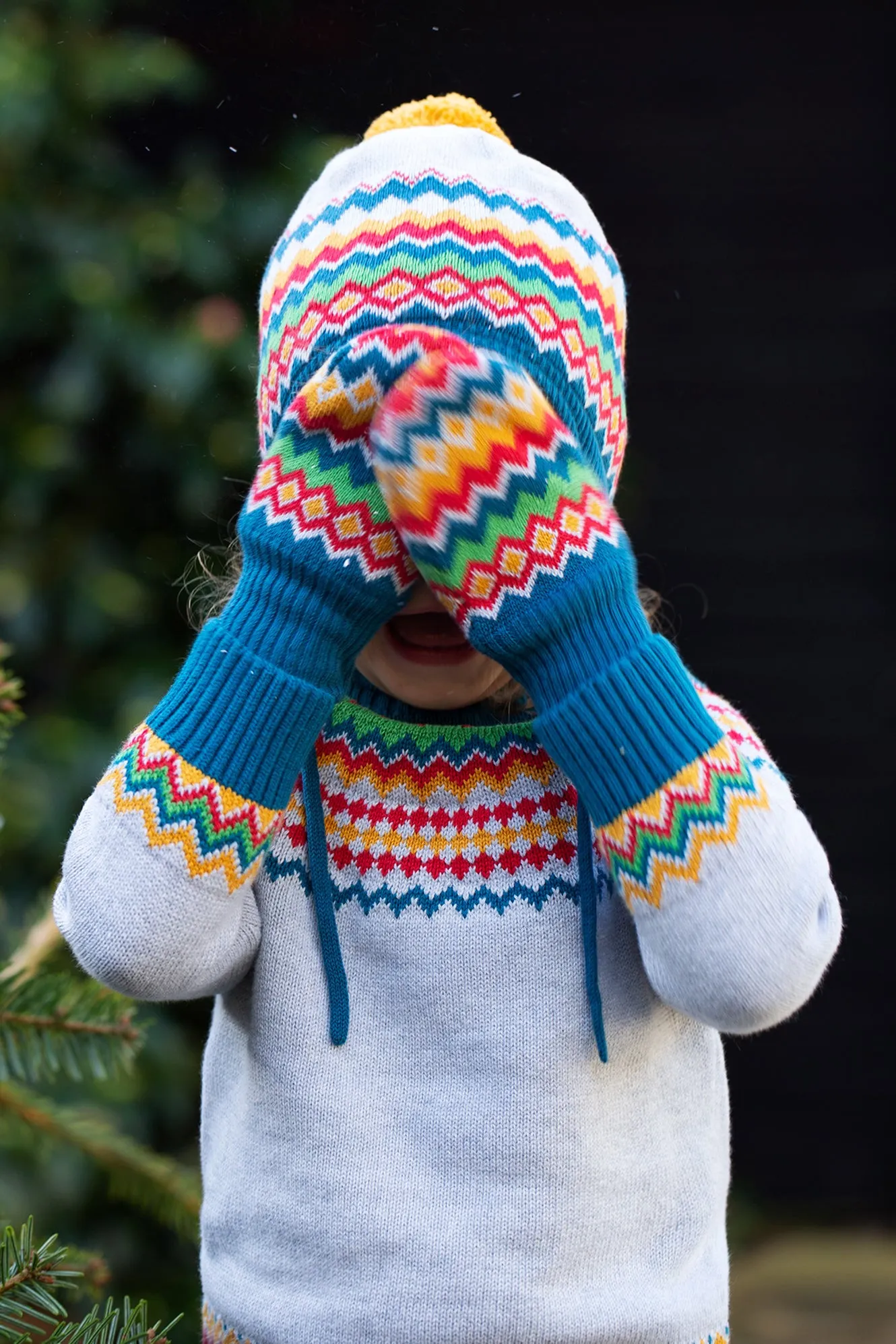 Frugi Fairisle Snug Knitted Set