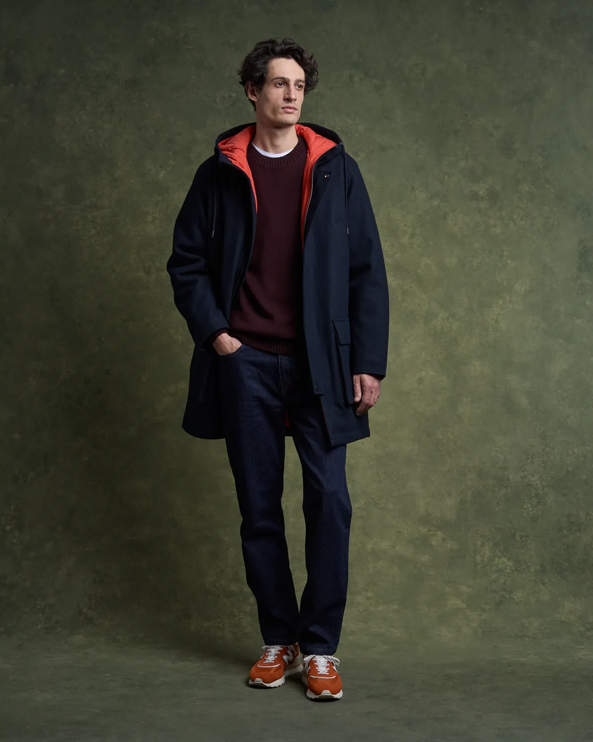 GORDON Coat - Navy