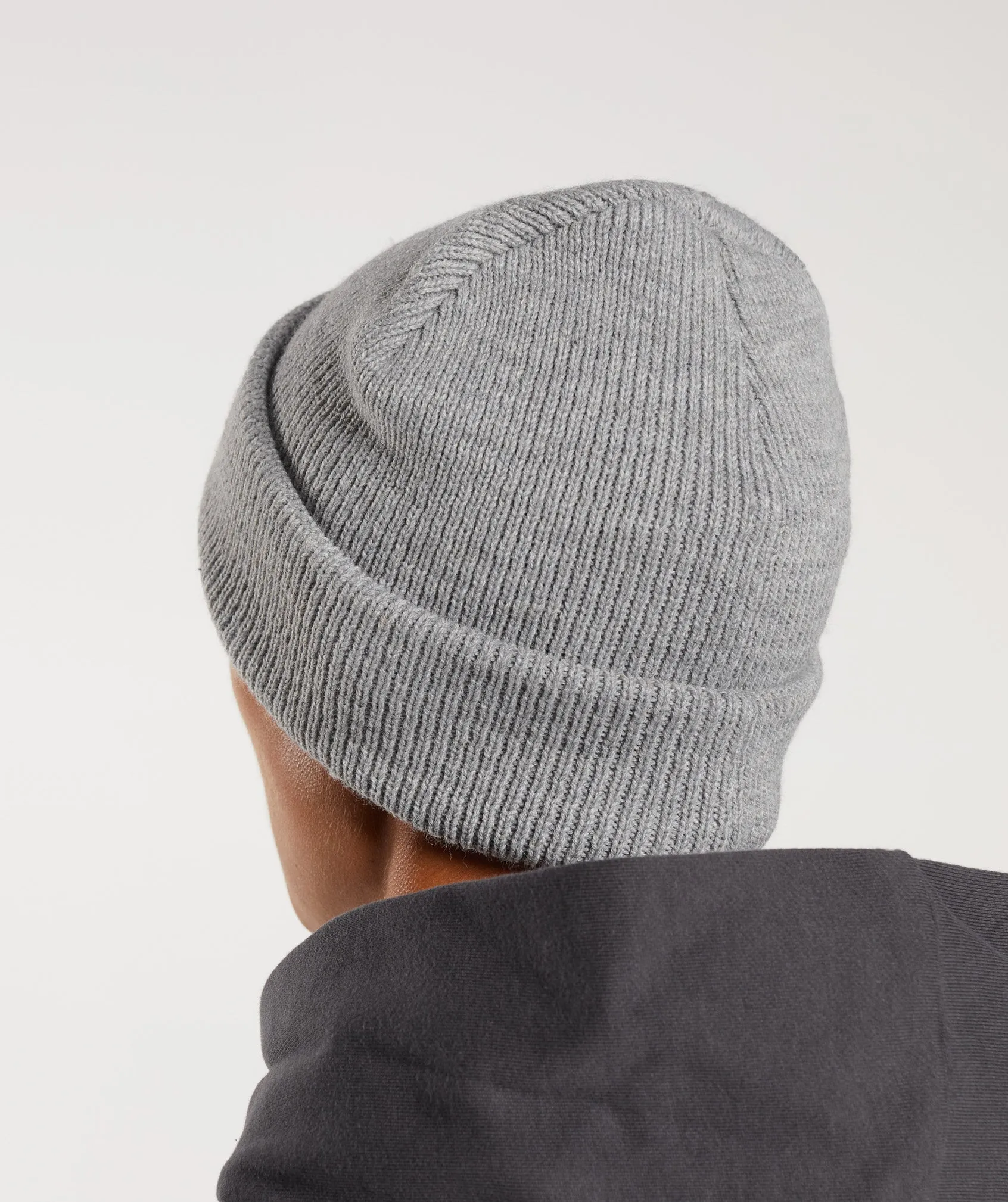 Gymshark Sharkhead Beanie - Light Grey Core Marl