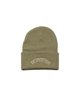 Ink Detroit - Detroitish Sustainable Knit Beanie - Biege