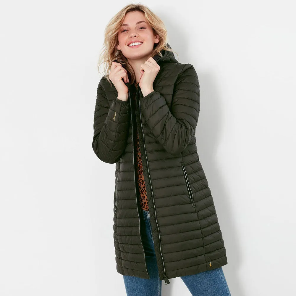 Joules Ladies Long Packable Snug Coat