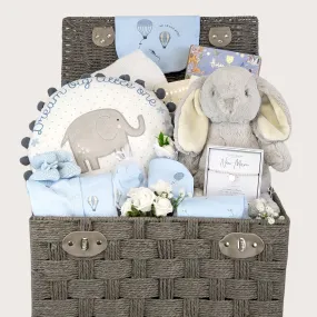 Large Mum & Baby Gifts Basket Dream Big Baby Boy