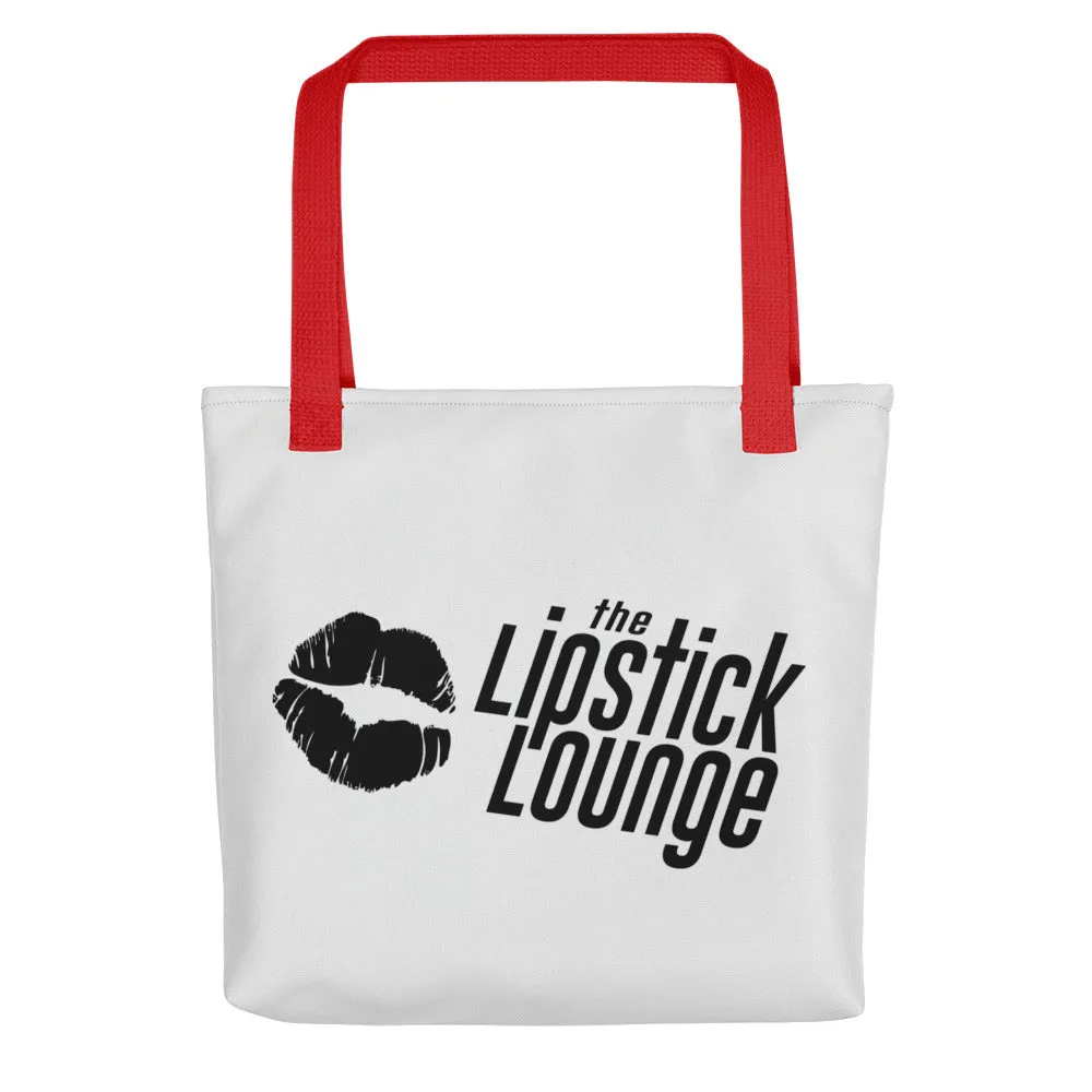 Lipstick Lounge Black Logo Tote Bag