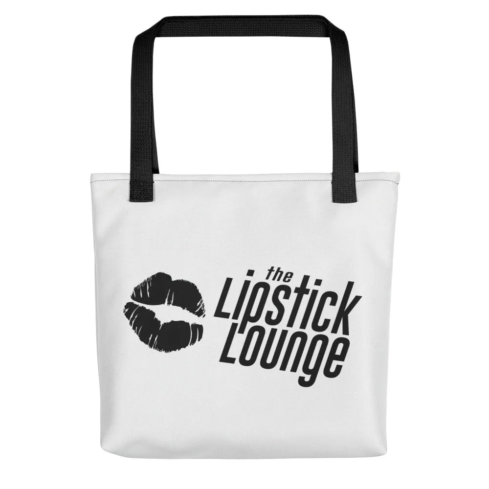 Lipstick Lounge Black Logo Tote Bag