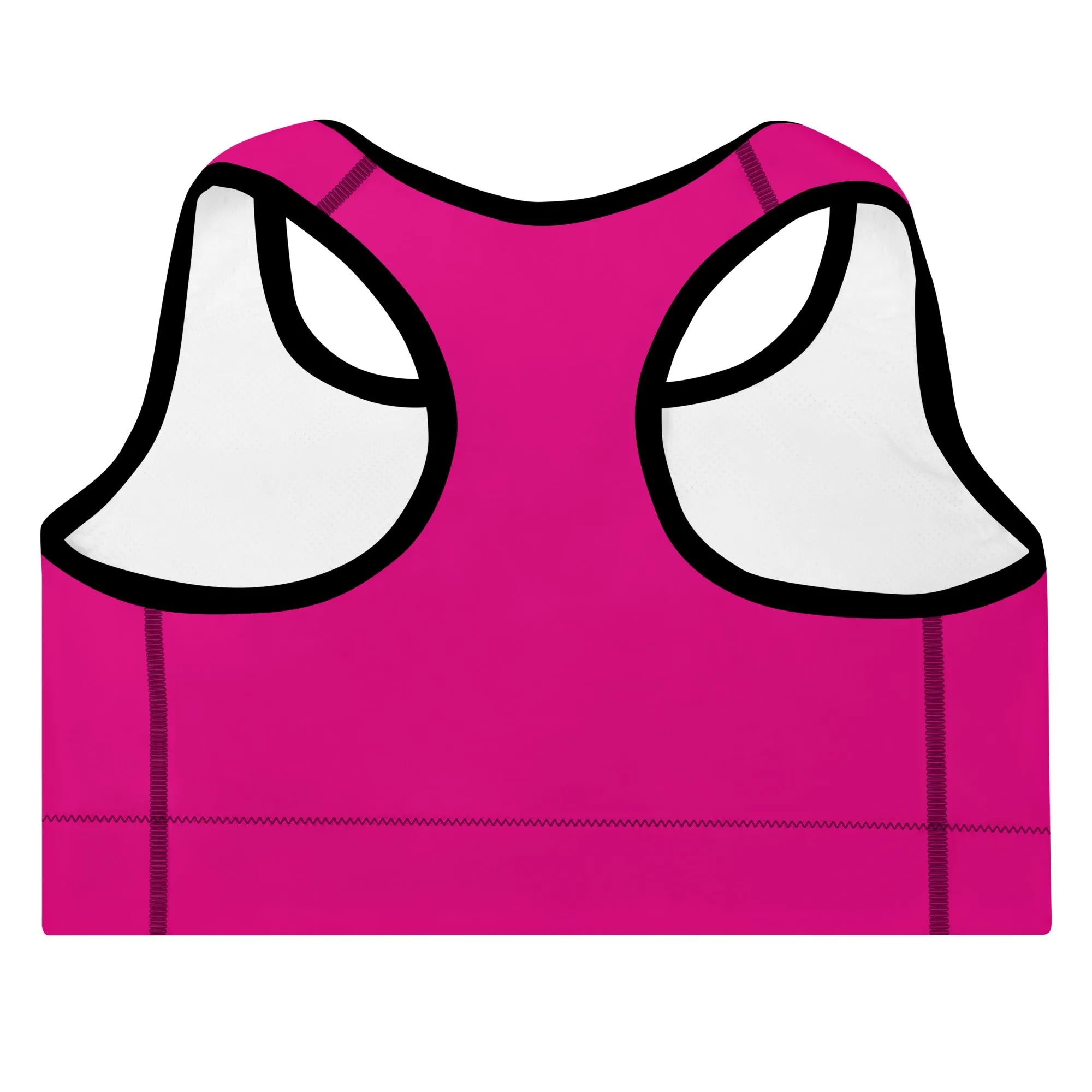 Lipstick Lounge Hot Pink Sports Bra