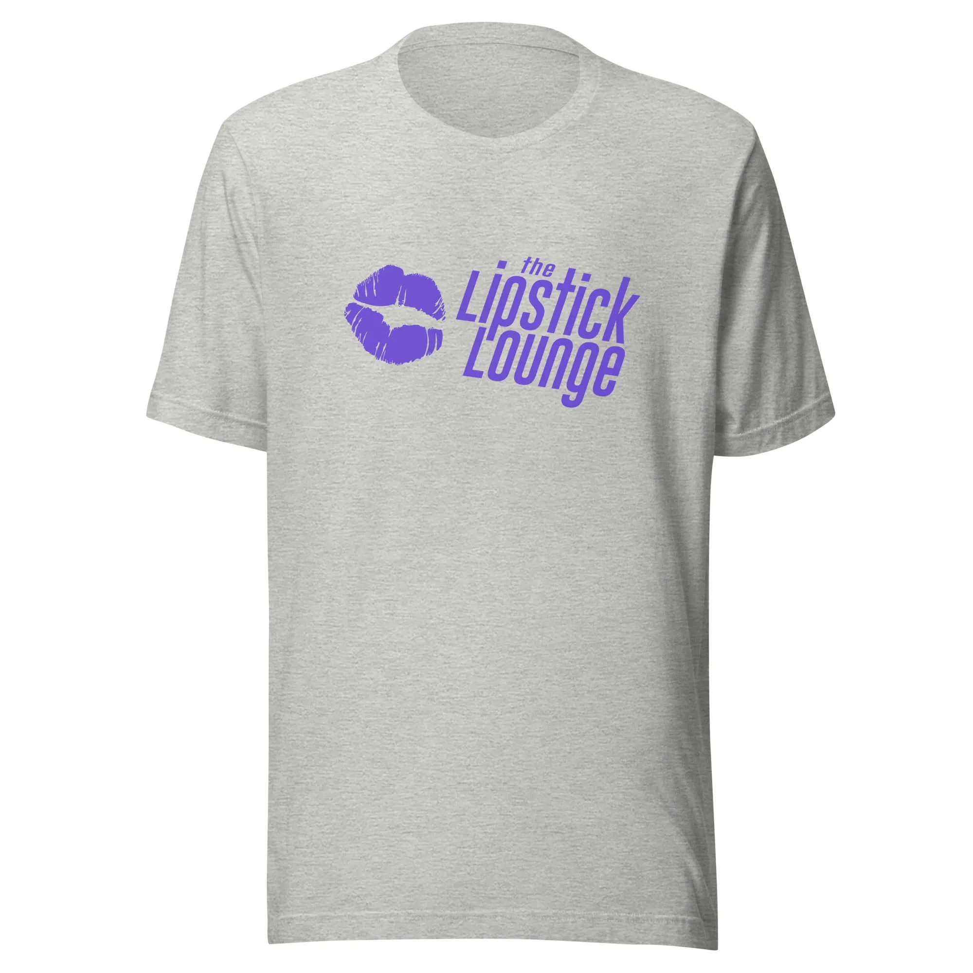 Lipstick Lounge Purple Logo Unisex T-shirt