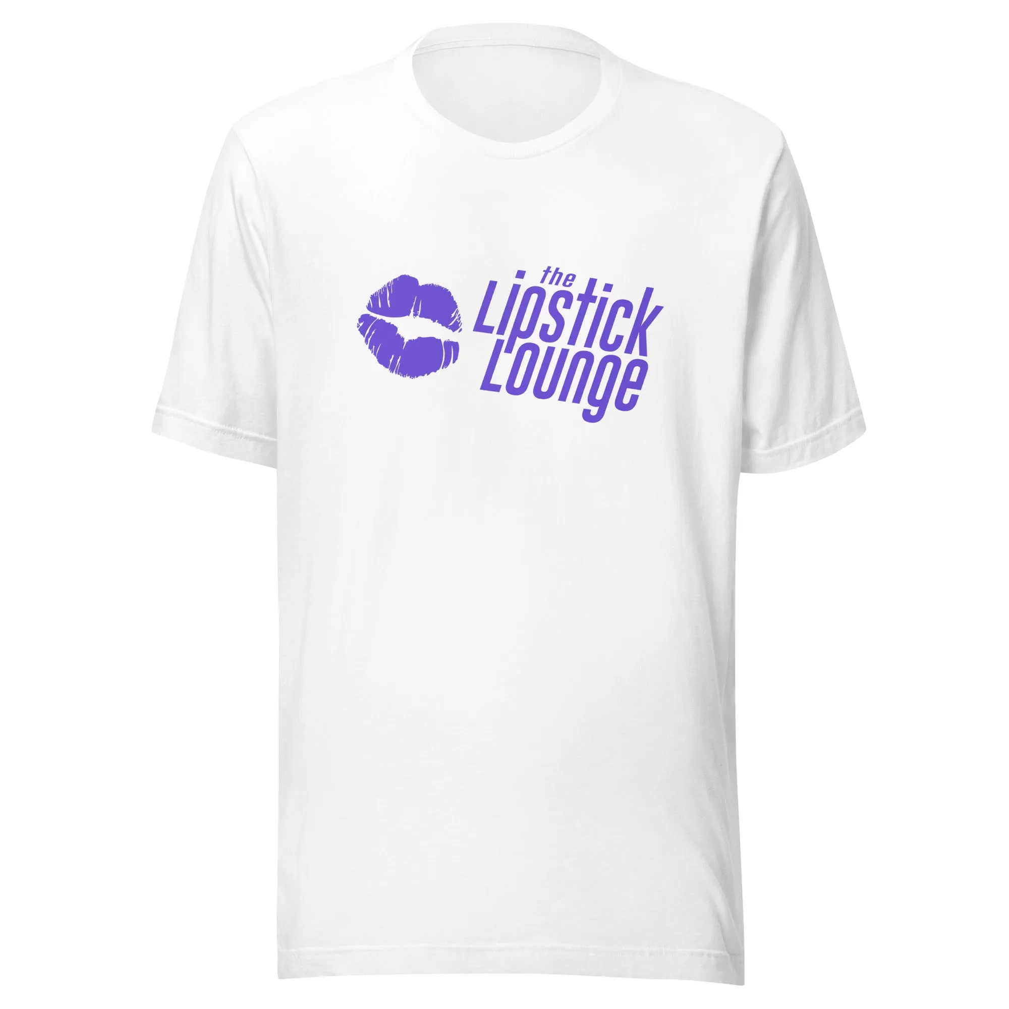 Lipstick Lounge Purple Logo Unisex T-shirt