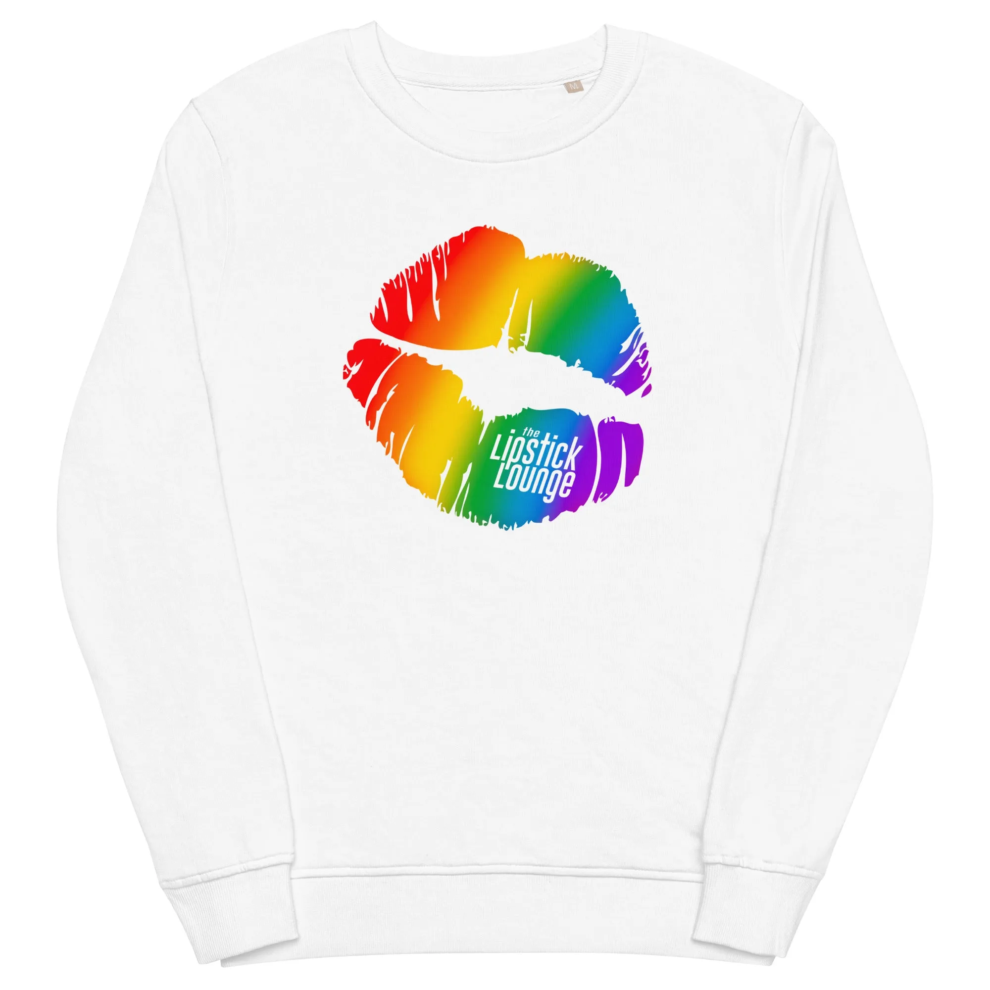 Lipstick Lounge Rainbow Logo Medium Weight Sweatshirt