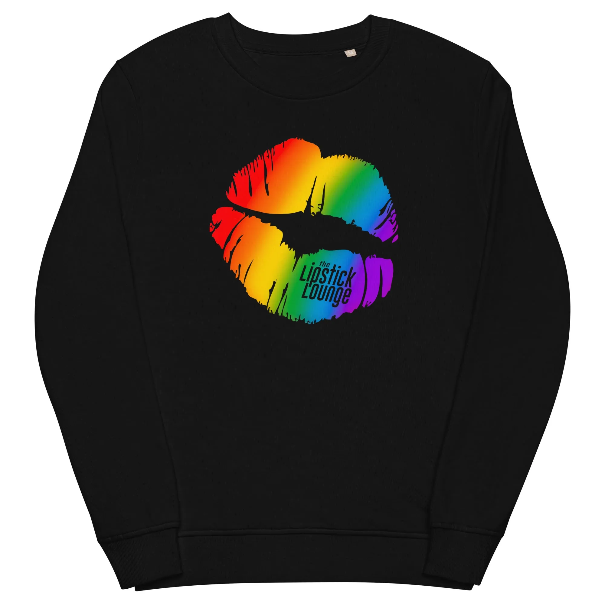 Lipstick Lounge Rainbow Logo Medium Weight Sweatshirt