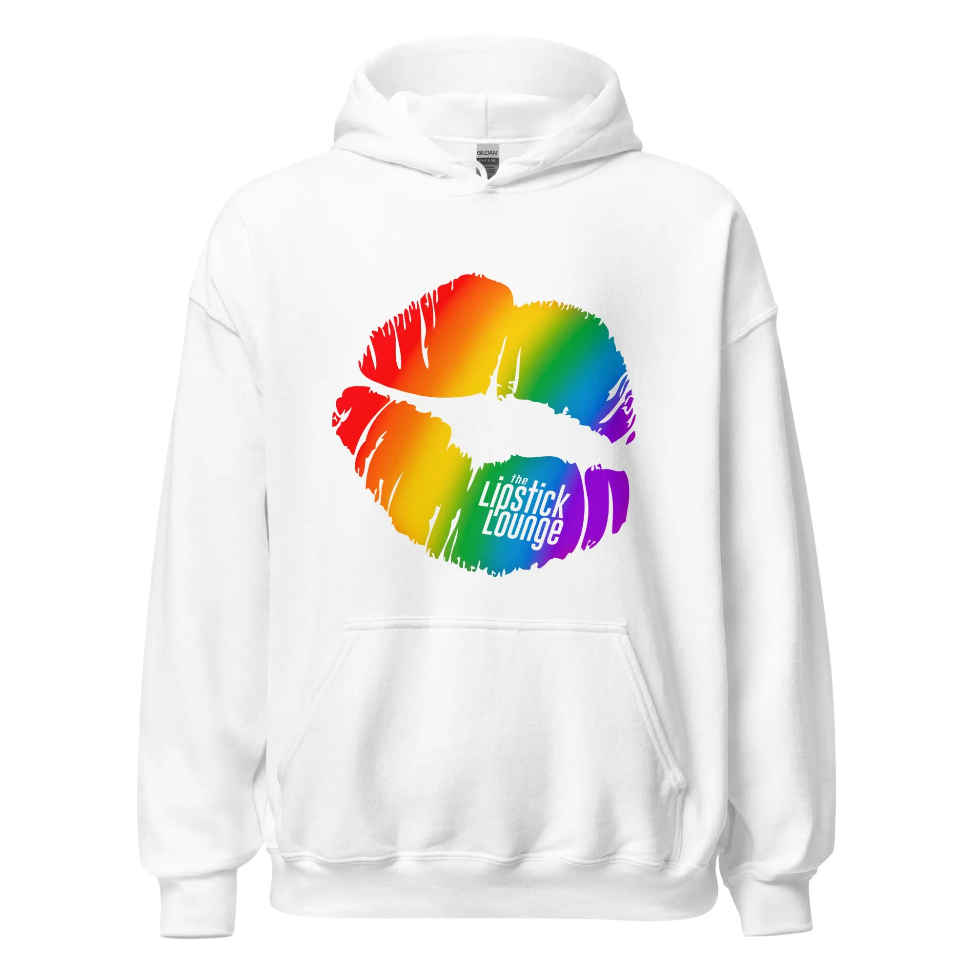 Lipstick Lounge Rainbow Logo Unisex Hoodie