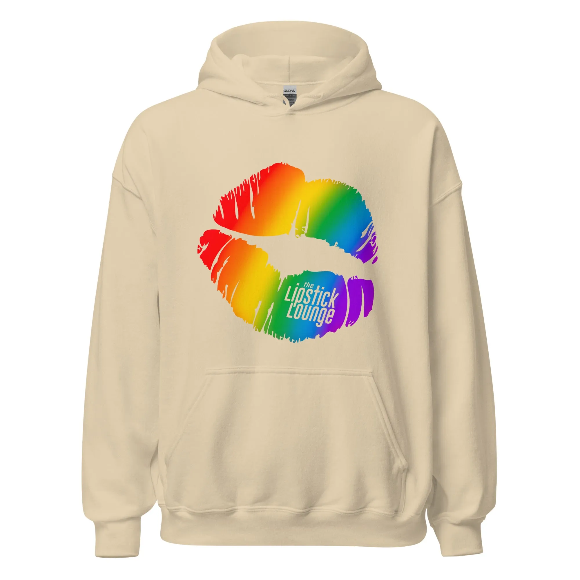 Lipstick Lounge Rainbow Logo Unisex Hoodie