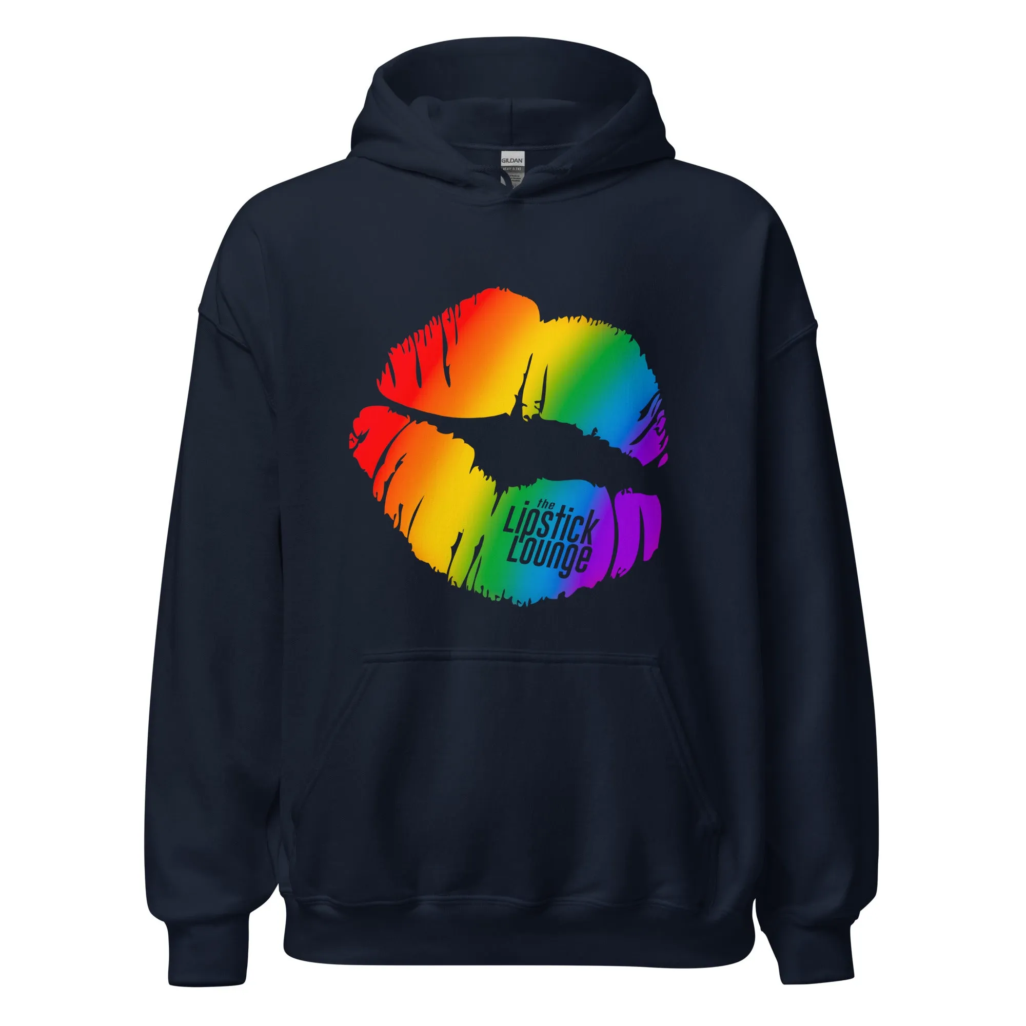 Lipstick Lounge Rainbow Logo Unisex Hoodie