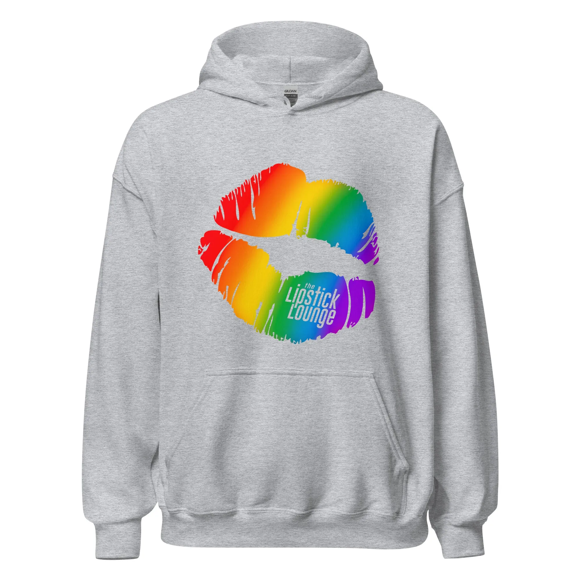 Lipstick Lounge Rainbow Logo Unisex Hoodie