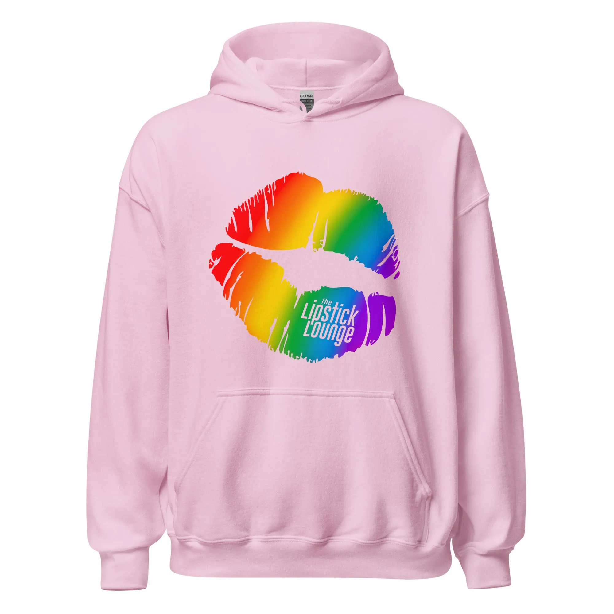 Lipstick Lounge Rainbow Logo Unisex Hoodie