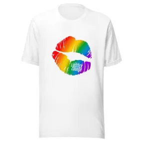 Lipstick Lounge Rainbow Logo Unisex T-shirt