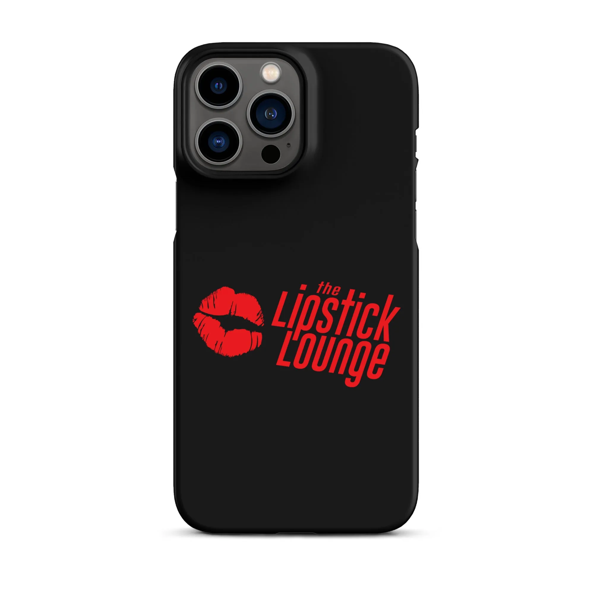 Lipstick Lounge Red Logo Phone Case for iPhone