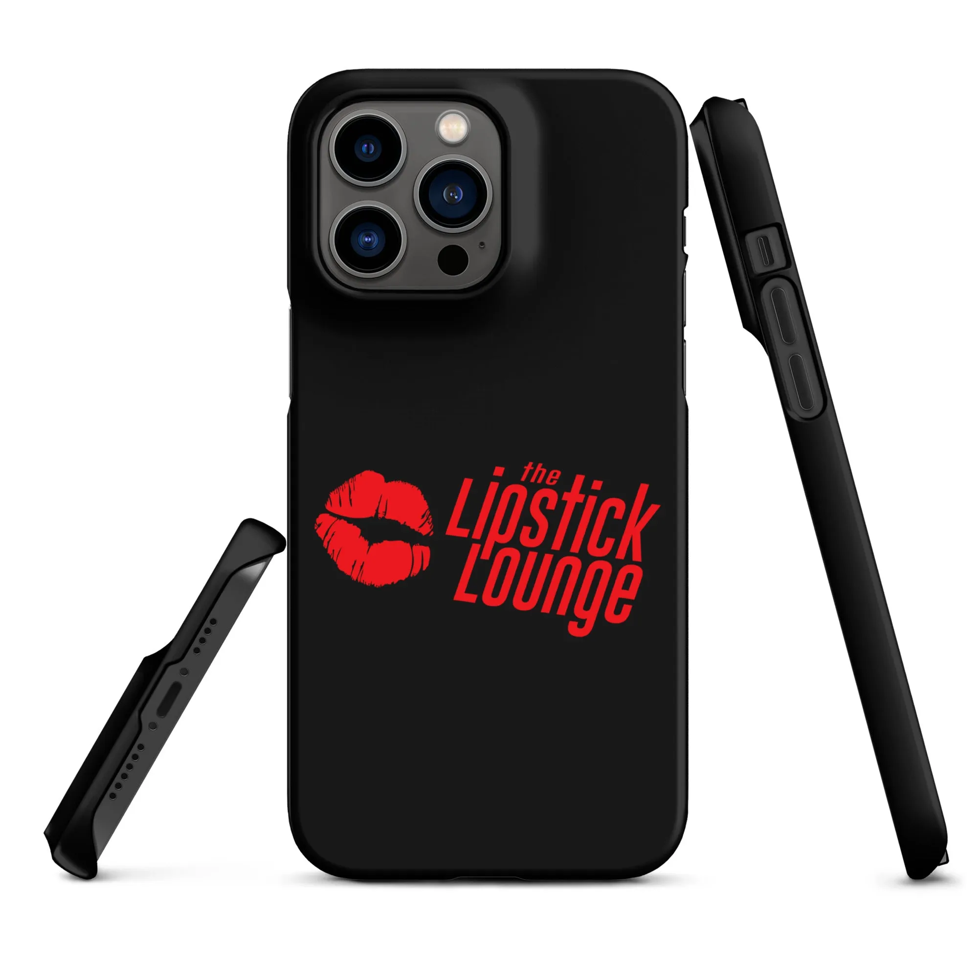 Lipstick Lounge Red Logo Phone Case for iPhone