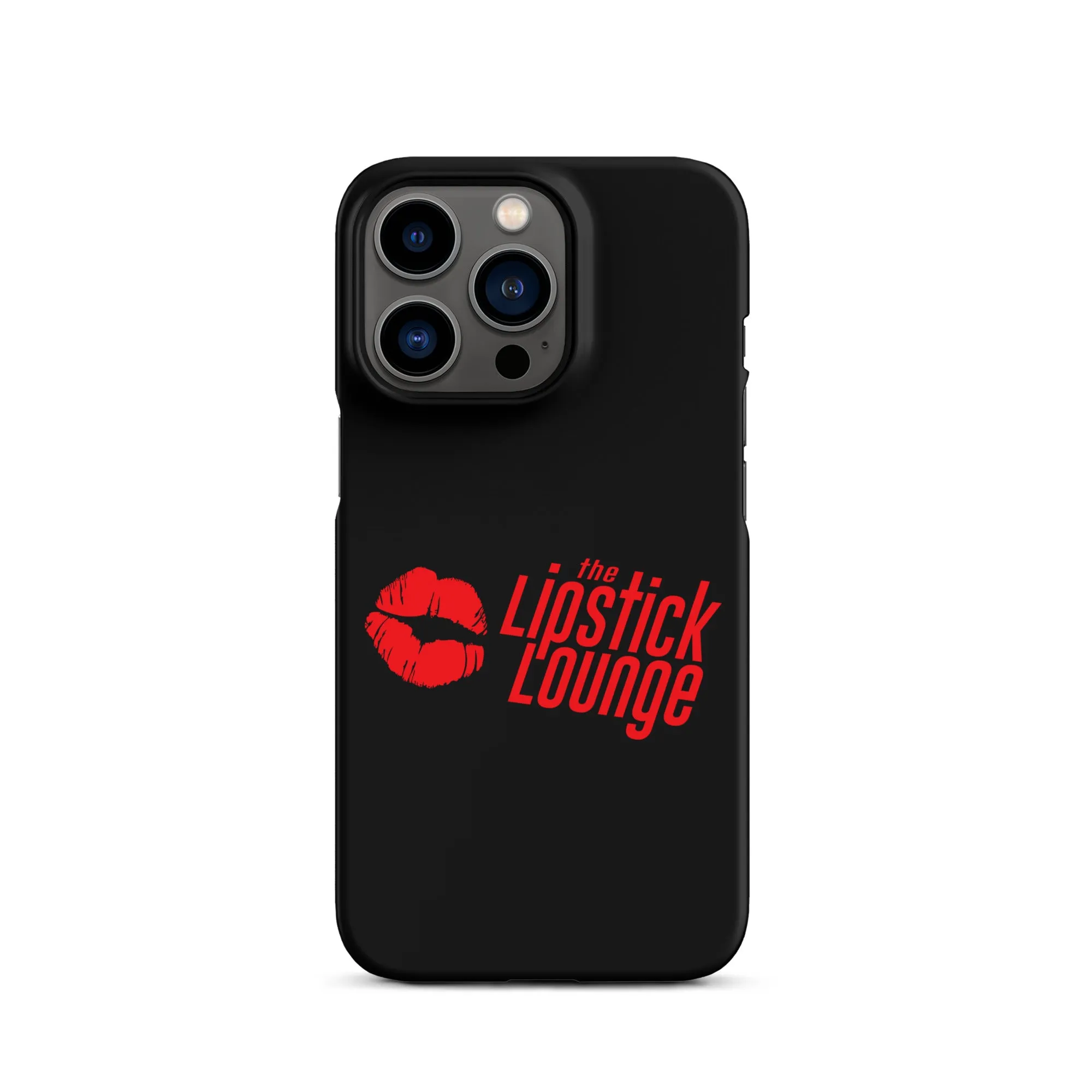 Lipstick Lounge Red Logo Phone Case for iPhone