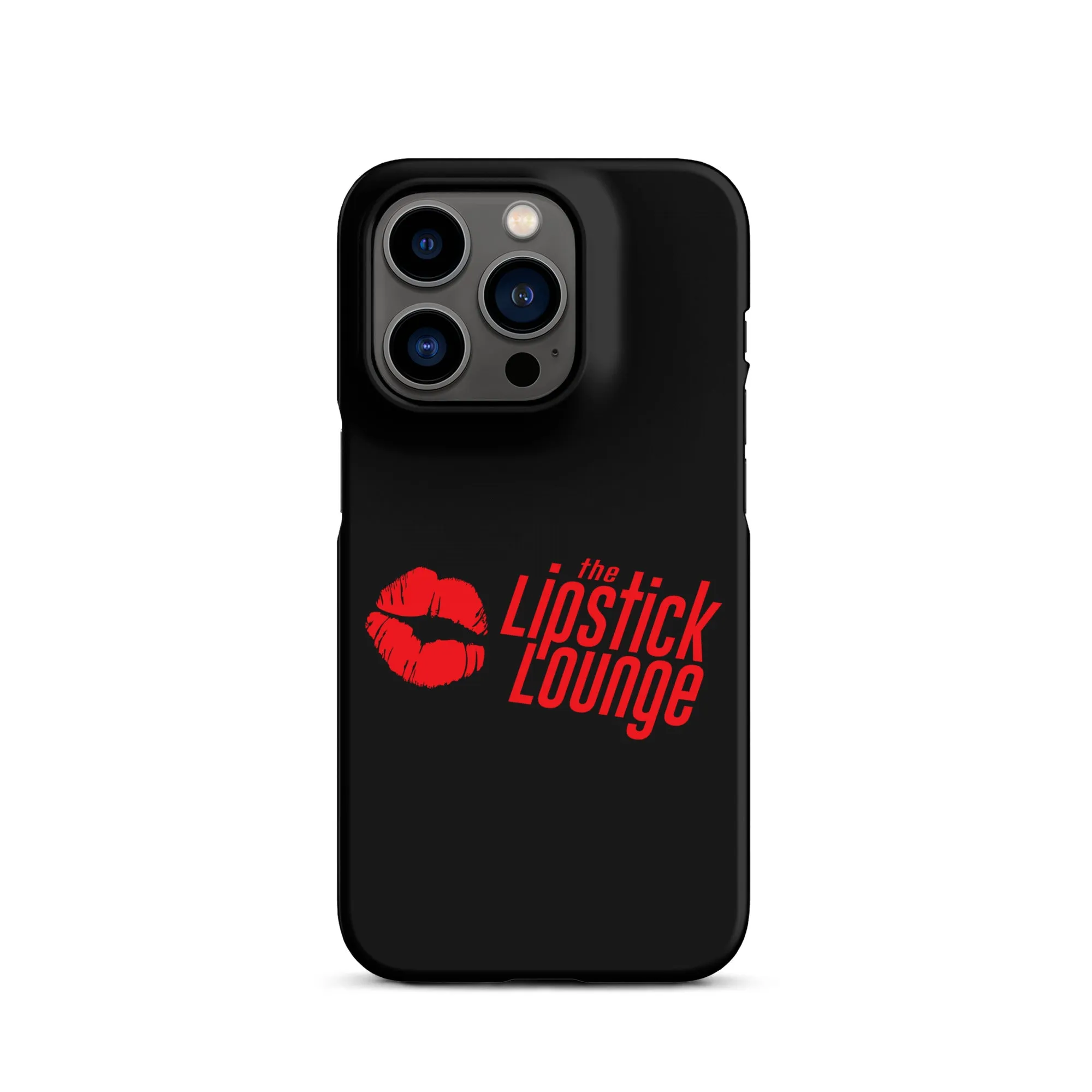 Lipstick Lounge Red Logo Phone Case for iPhone