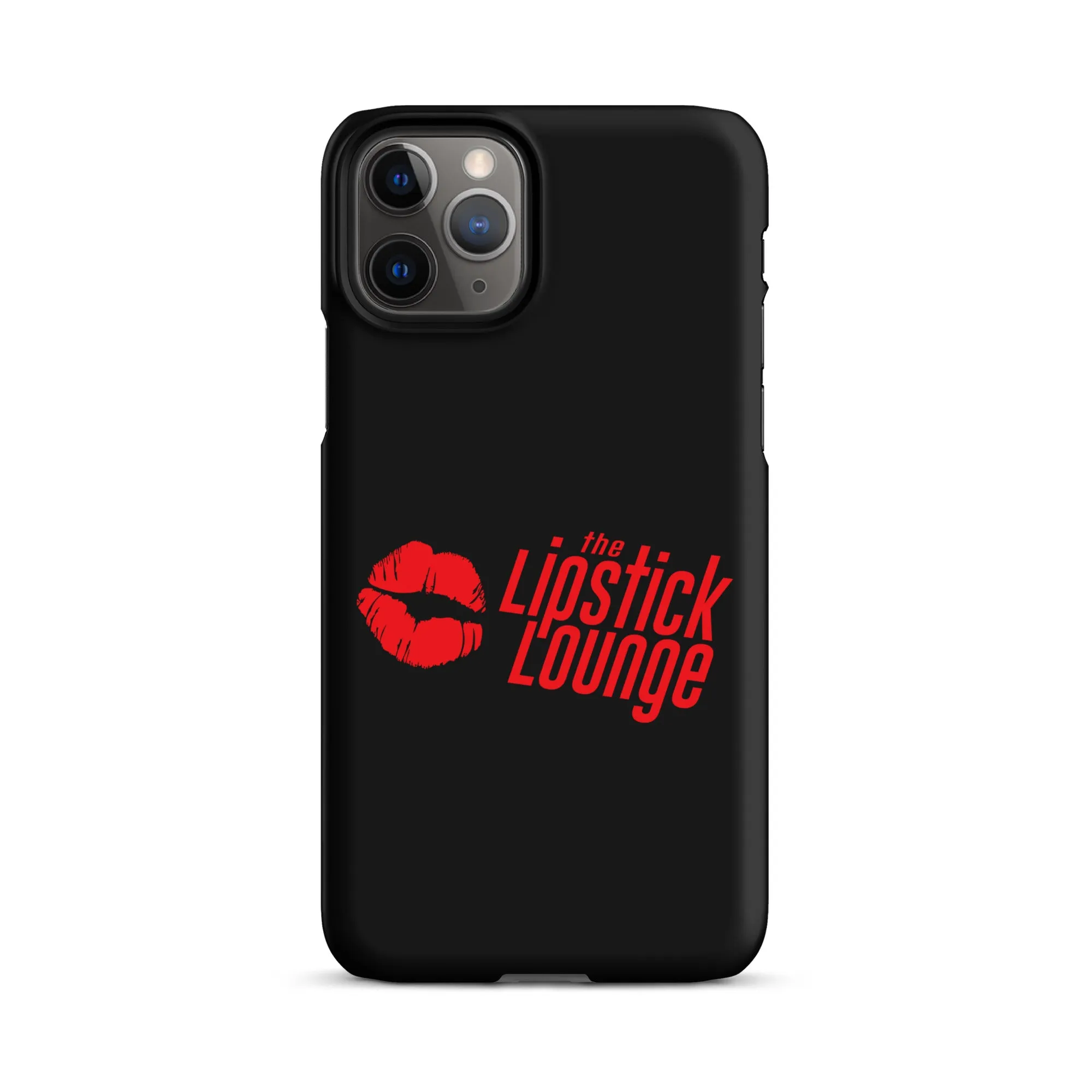 Lipstick Lounge Red Logo Phone Case for iPhone