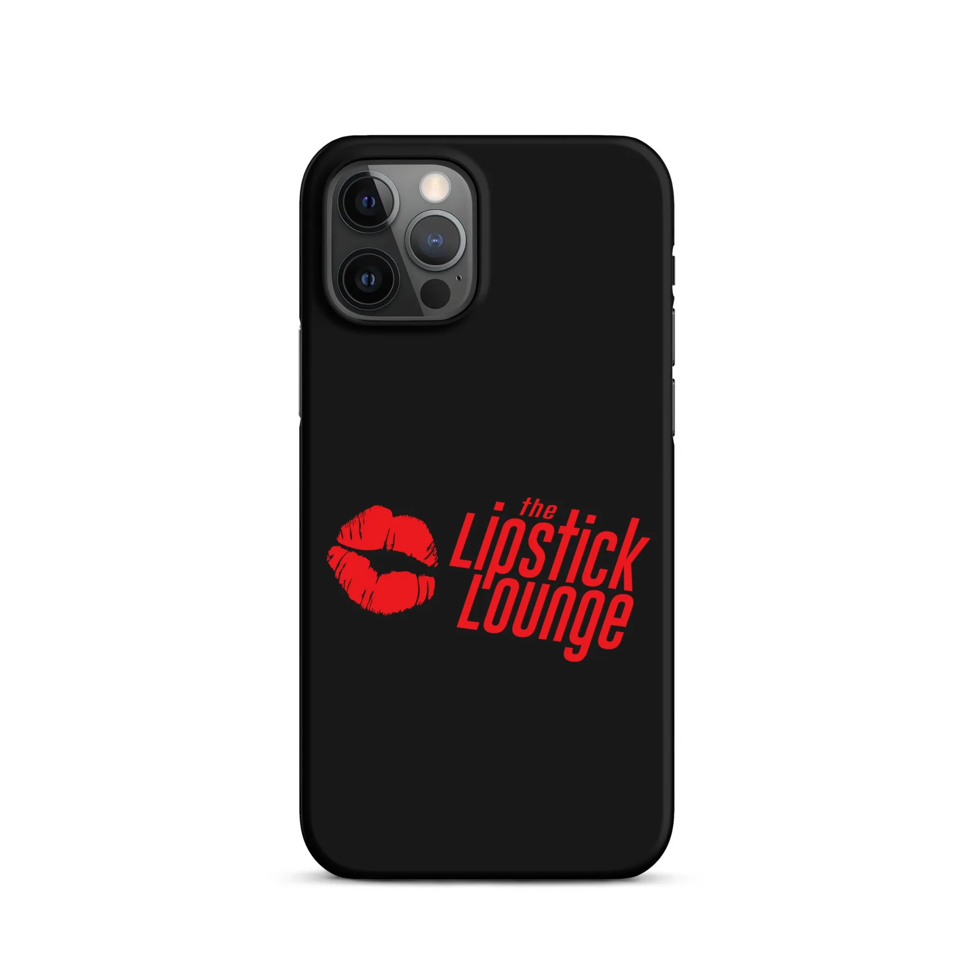 Lipstick Lounge Red Logo Phone Case for iPhone