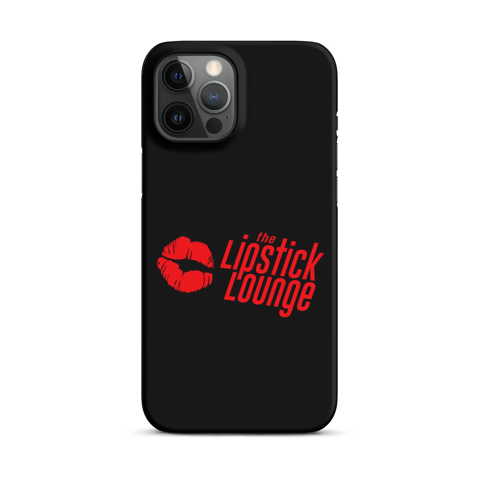 Lipstick Lounge Red Logo Phone Case for iPhone