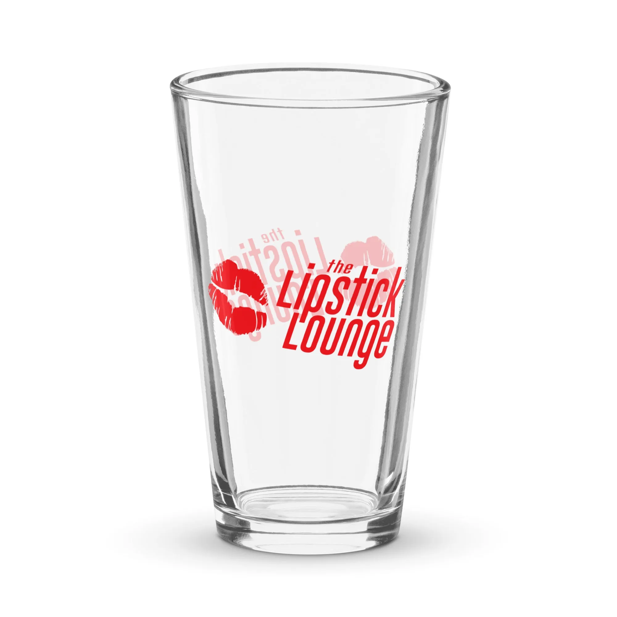 Lipstick Lounge Red Logo Pint Glass