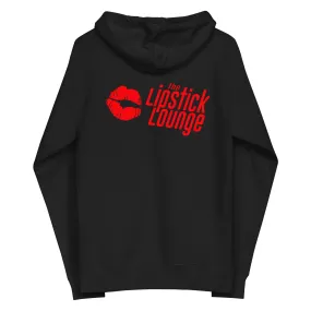 Lipstick Lounge Red Logo Unisex Zip Up Hoodie