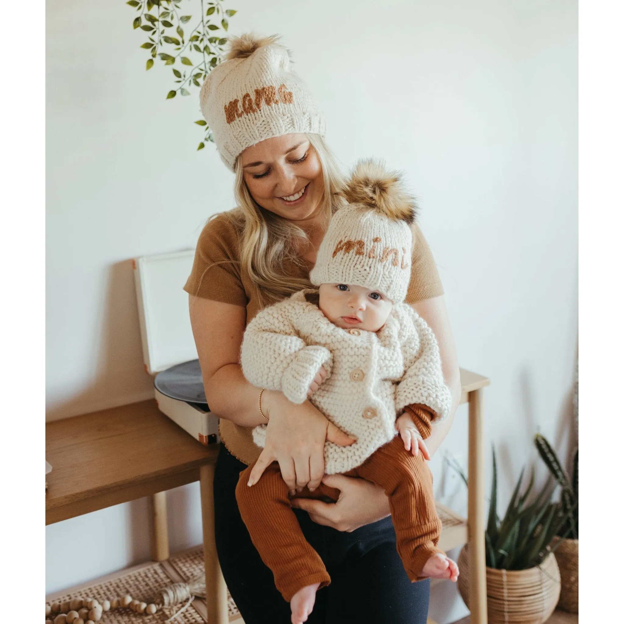 Mama Pecan Beanie Hat