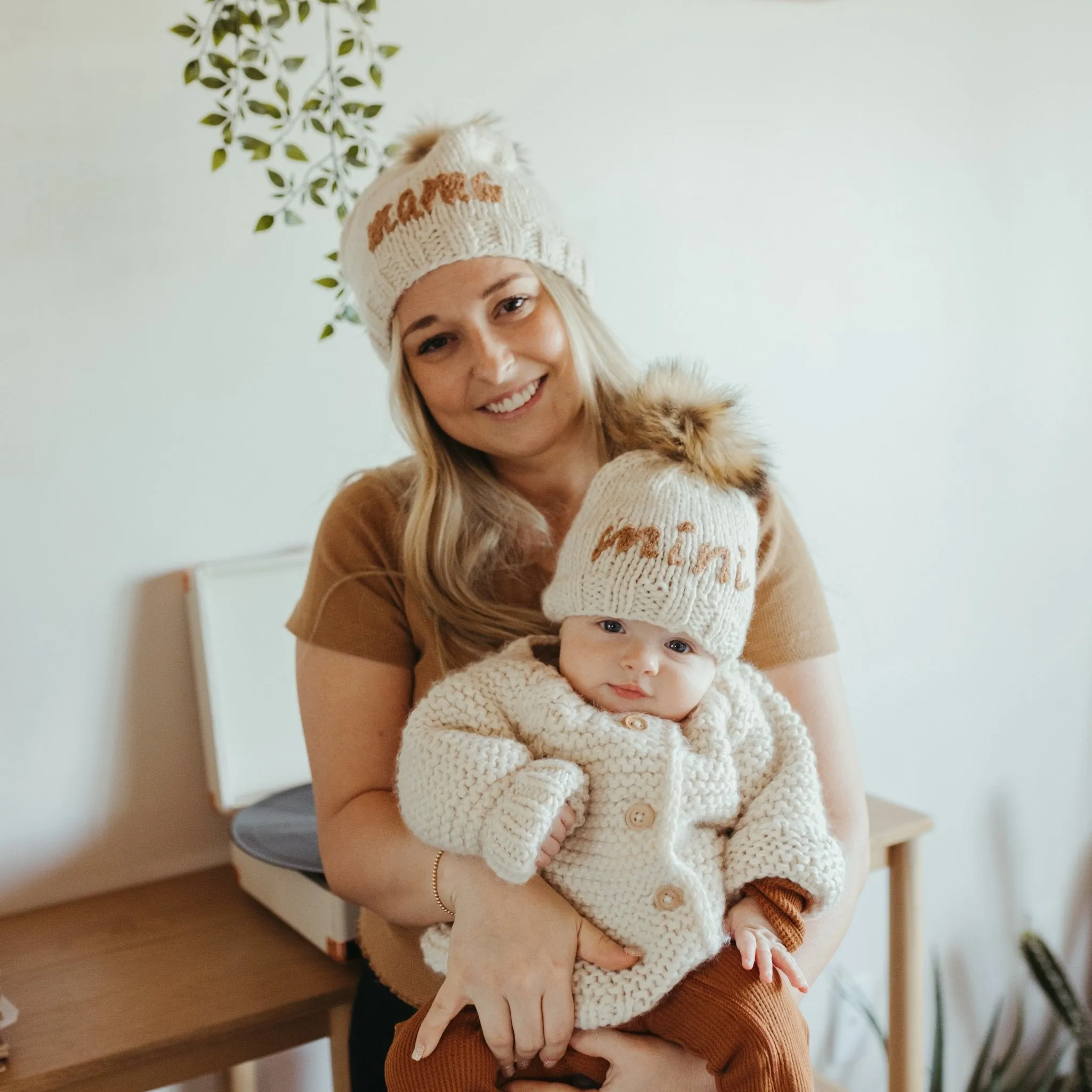 Mama Pecan Beanie Hat