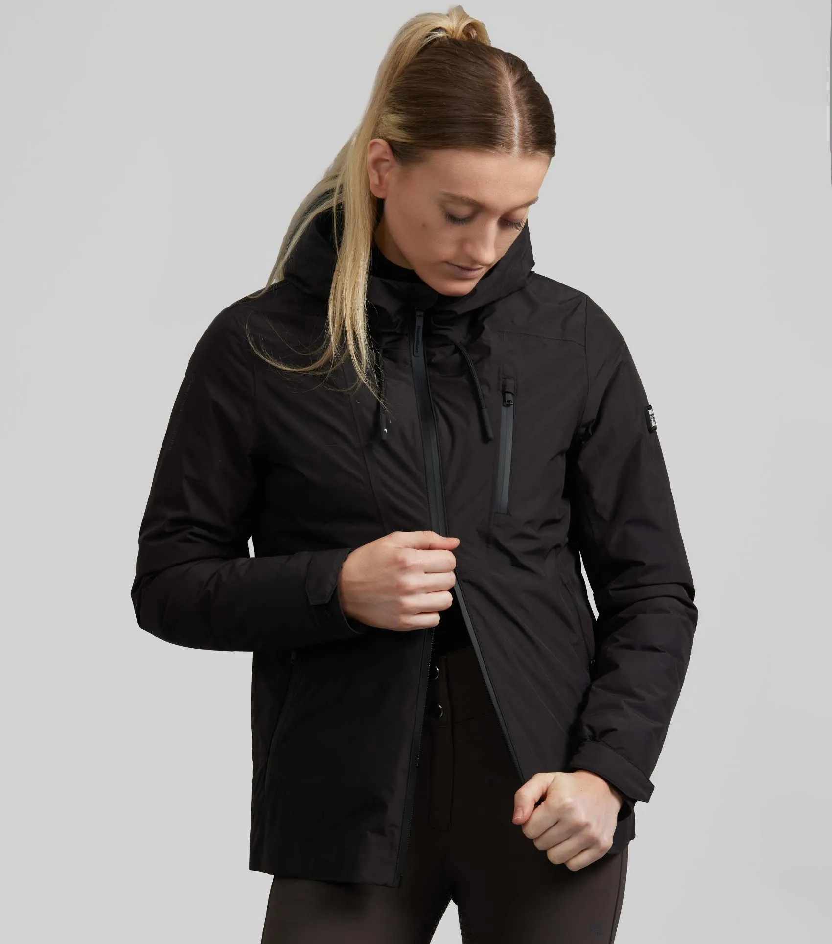 Motet Ladies Waterproof Jacket Graphite Black