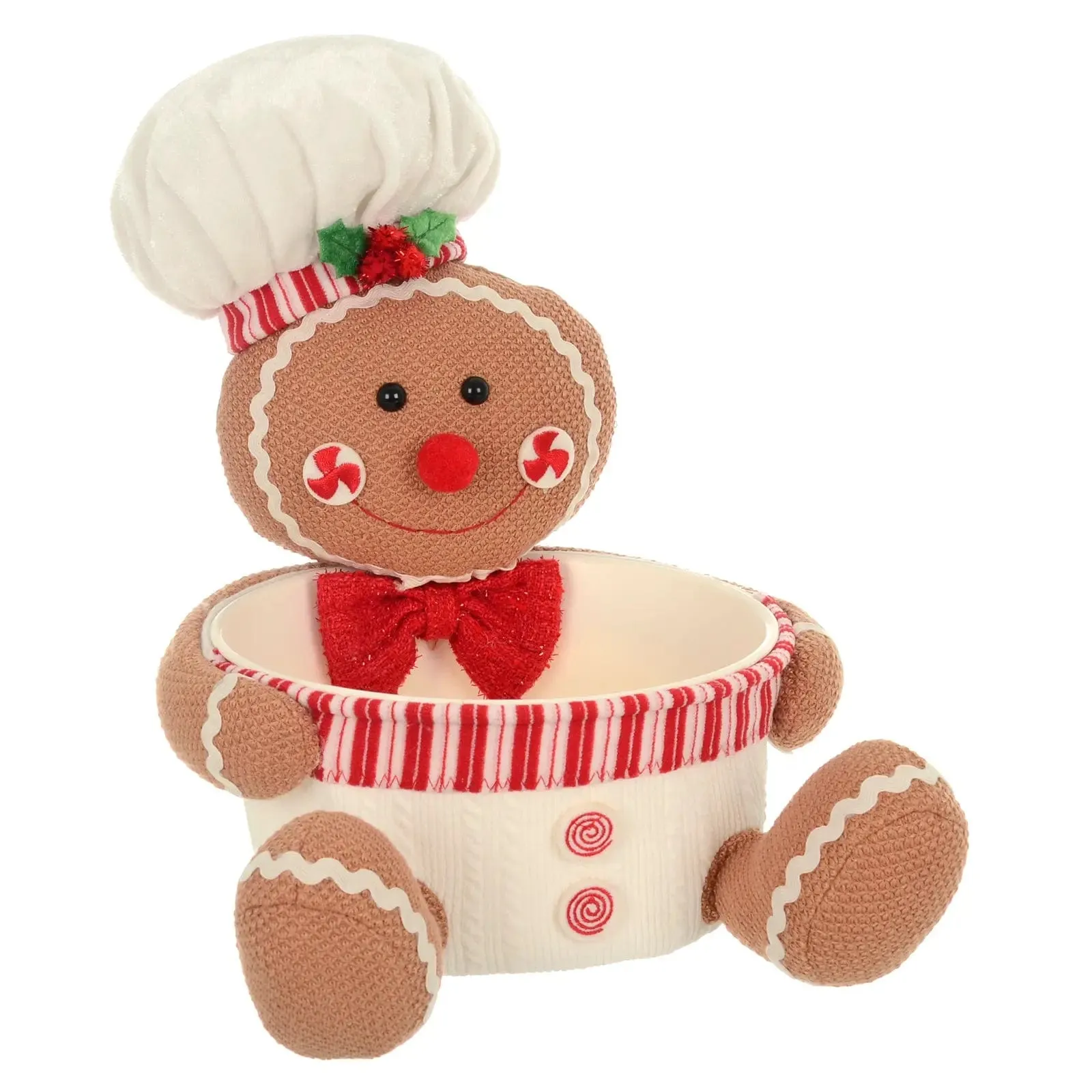 Mr Crimbo Gingerbread Figure Christmas Candy Holder Treats 27cm