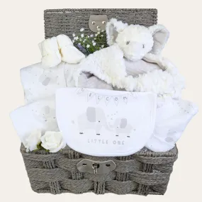 Personalised Baby Gifts Hamper Basket Welcome Little One