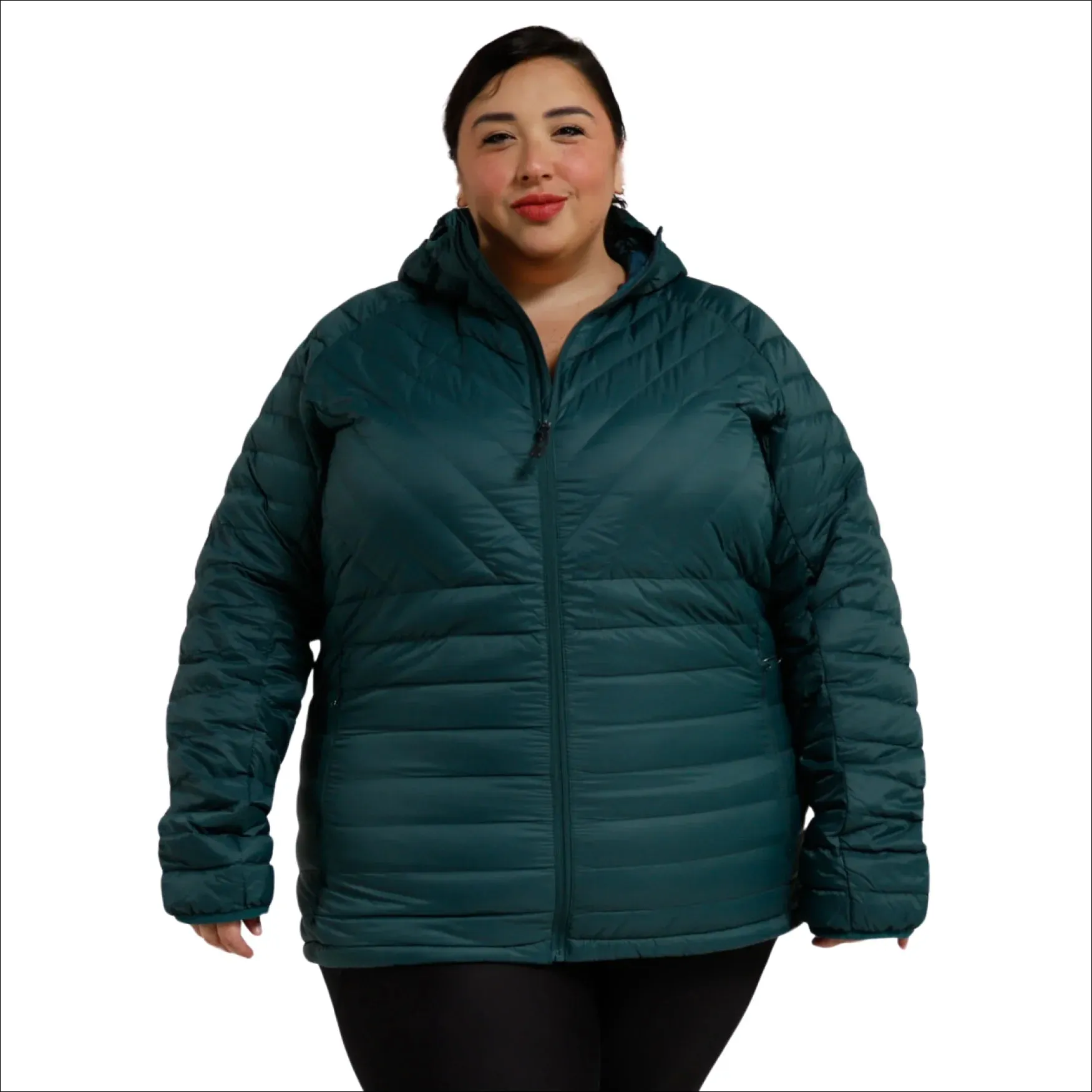 Snow Country Outerwear Women’s 1X-6X Plus Extended Size Packable Down Jacket Hooded Coat