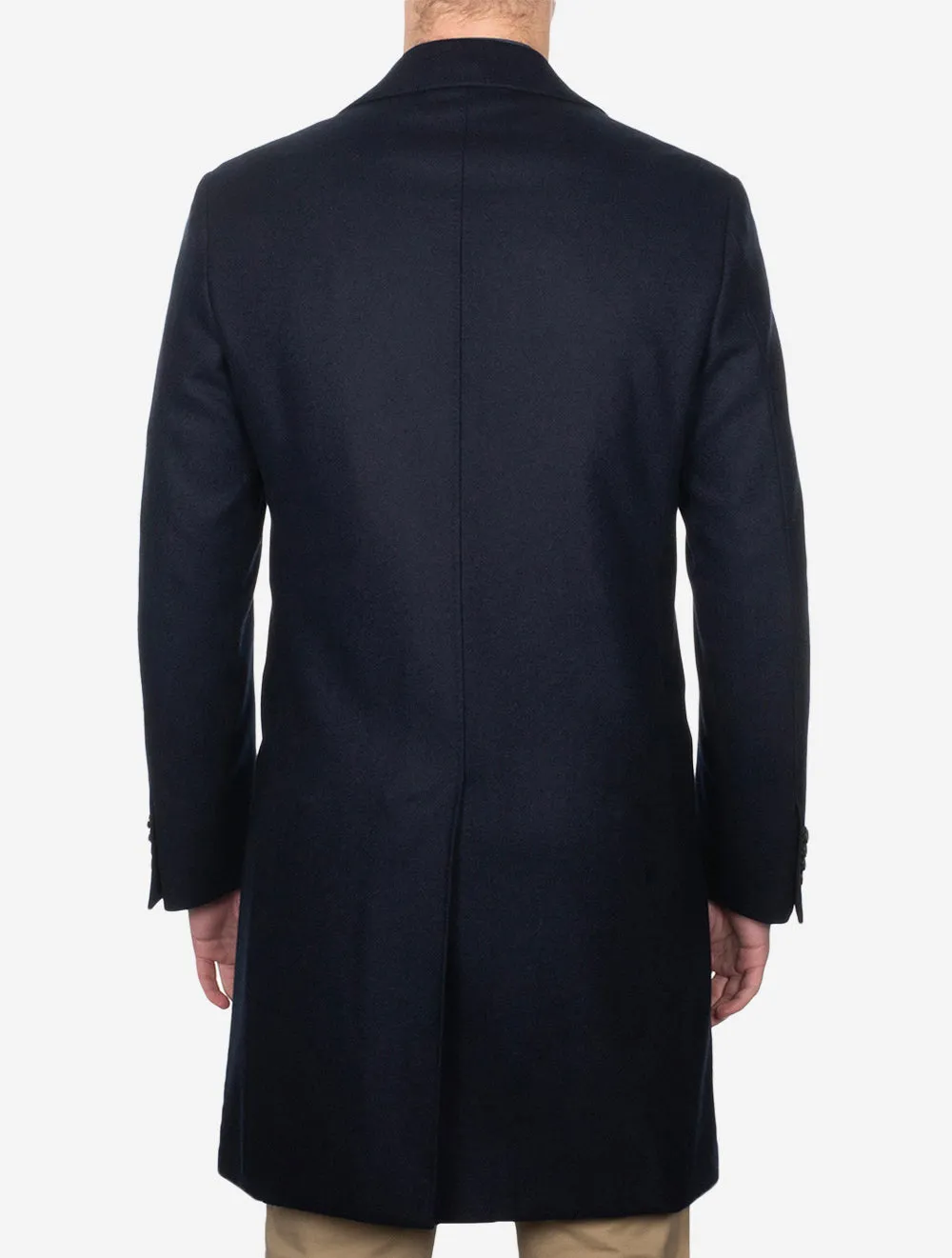 Wool Overcoat Navy